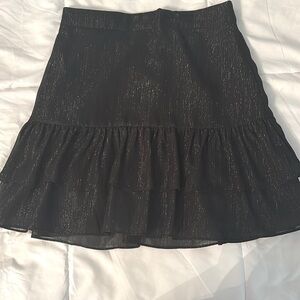 Black shimmery skirt!